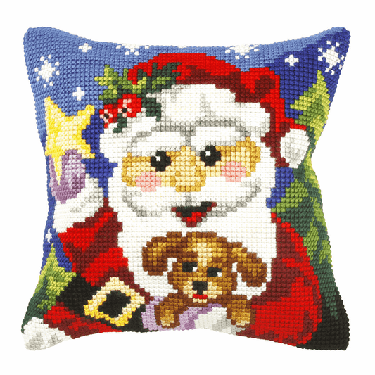 Santa Claus- Orchidea Cushion Cross Stitch Kit ORC.9312