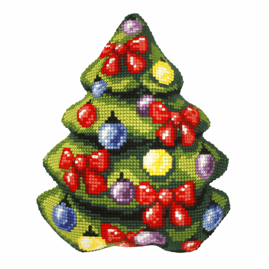 Christmas Tree - Orchidea Cushion Cross Stitch Kit ORC.9313