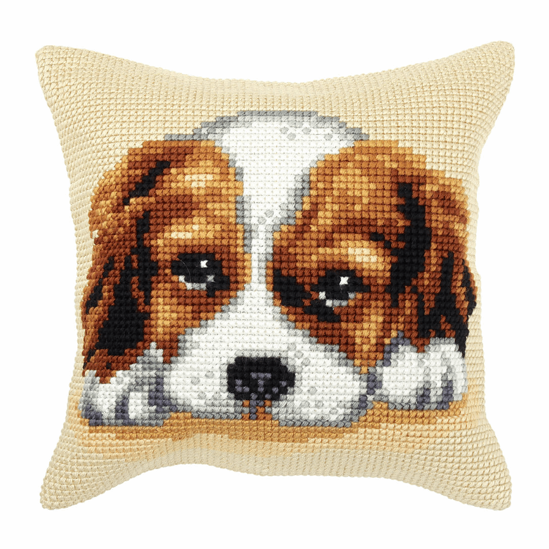 Dog - Orchidea Cushion Cross Stitch Kit ORC.9346