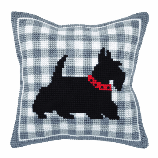 Terrier - Orchidea Cushion Cross Stitch Kit ORC.9349 -|