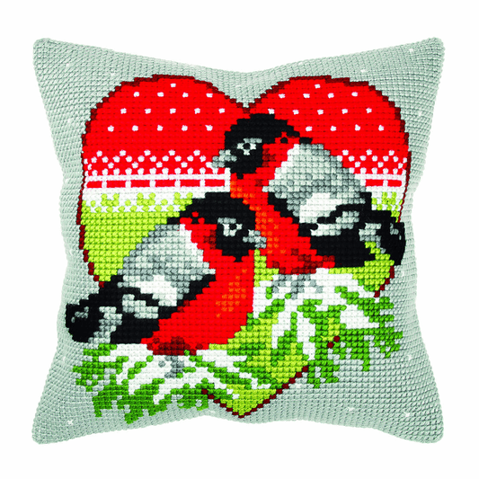 Winter Birds- Orchidea Cushion Cross Stitch Kit ORC.9373 -|