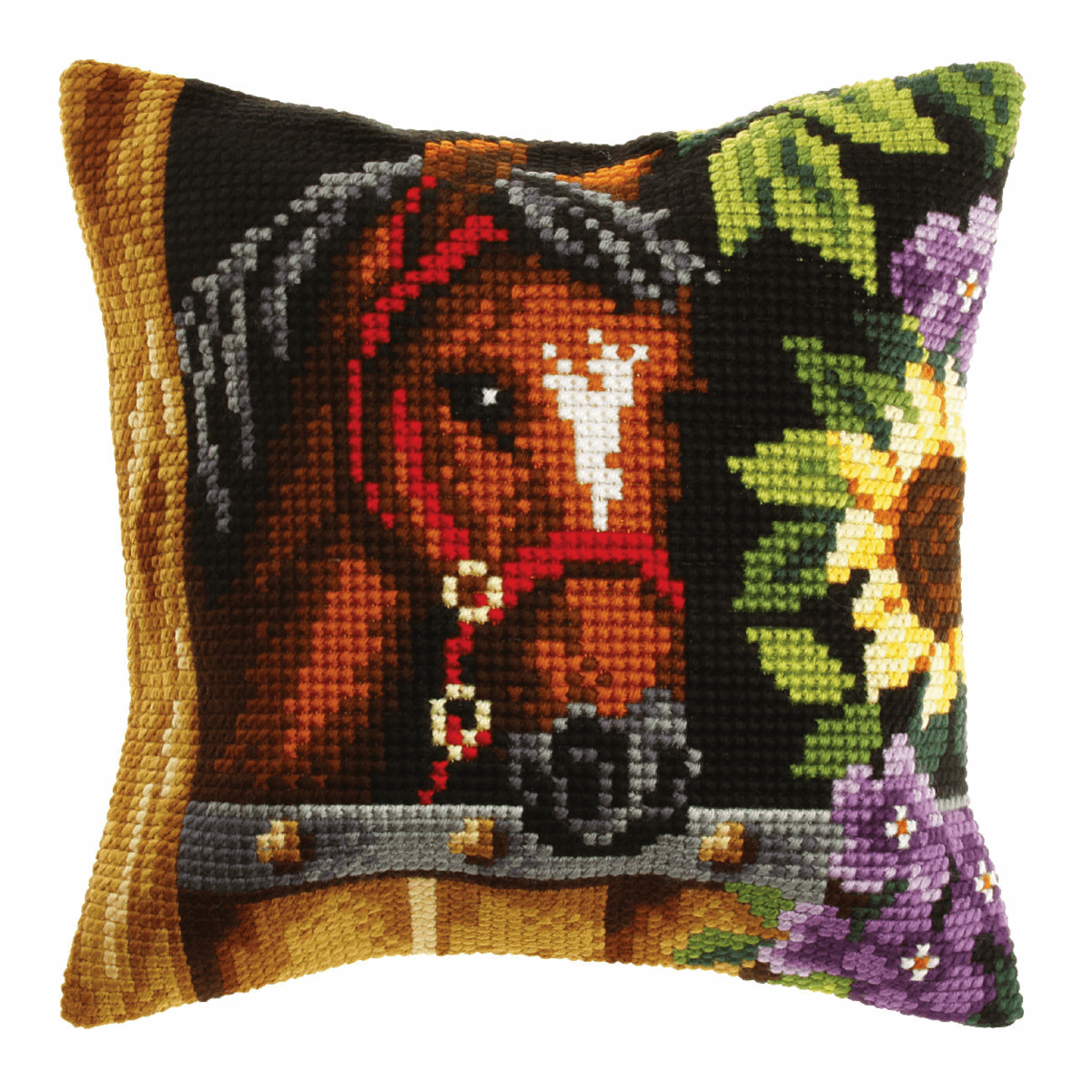 Horse- Orchidea Cushion Cross Stitch Kit ORC.9525