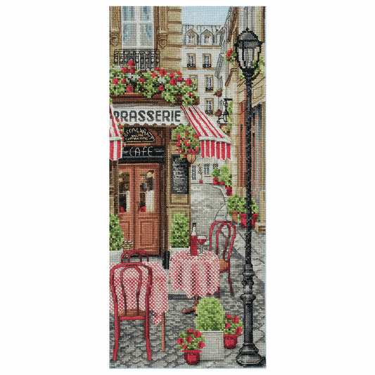 French City Scene - Anchor Cross Stitch Kit PCE0813