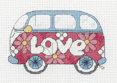 Camper Van- Anchor Cross Stitch Kit PCE210