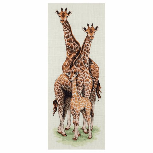 Giraffe Family  - Anchor Cross Stitch Kit PCE740