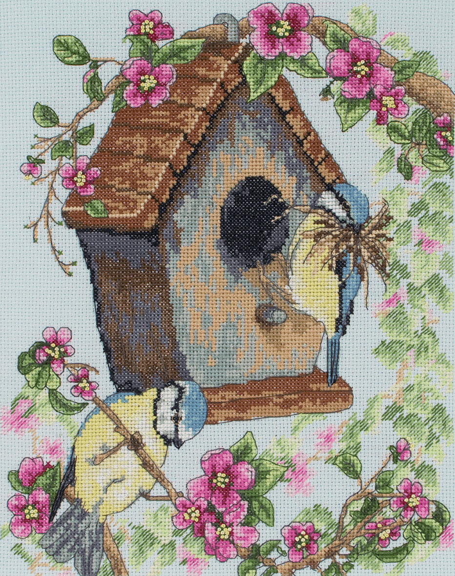 The Bird House  - Anchor Cross Stitch Kit PCE742