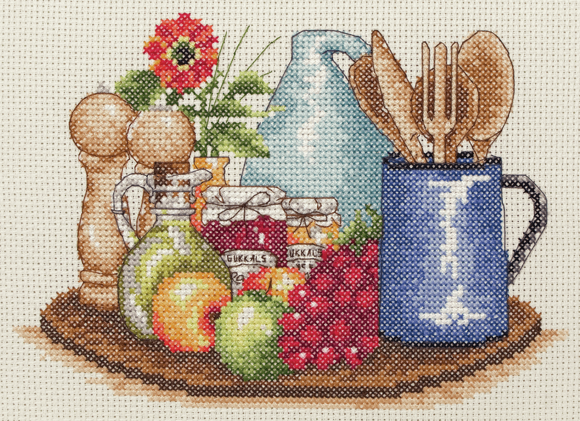 Kitchen  - Anchor Cross Stitch Kit PCE758