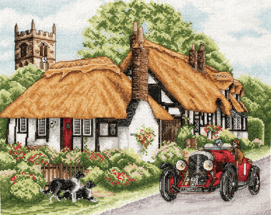 Village of Welford  - Anchor Cross Stitch Kit PCE869