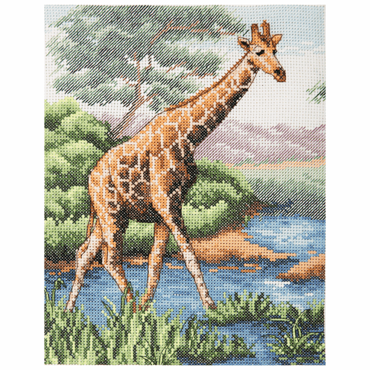 Giraffe - Anchor Cross Stitch Kit PCE965