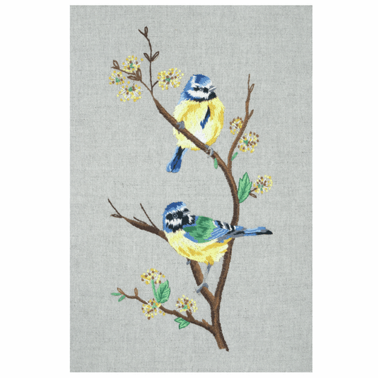 Blue Tits - Birds - Embroidery Kit PE650