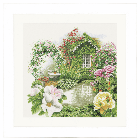 Rose Garden - Lanarte Cross Stitch Kit PN-0008019