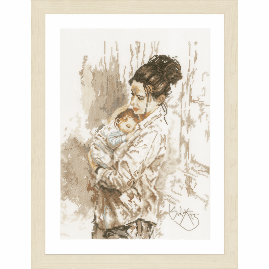 Mothers Love - Lanarte Cross Stitch Kit PN-0008047