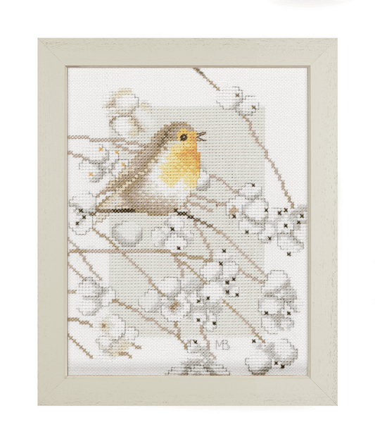 Robin - Lanarte Cross Stitch Kit PN-0008056