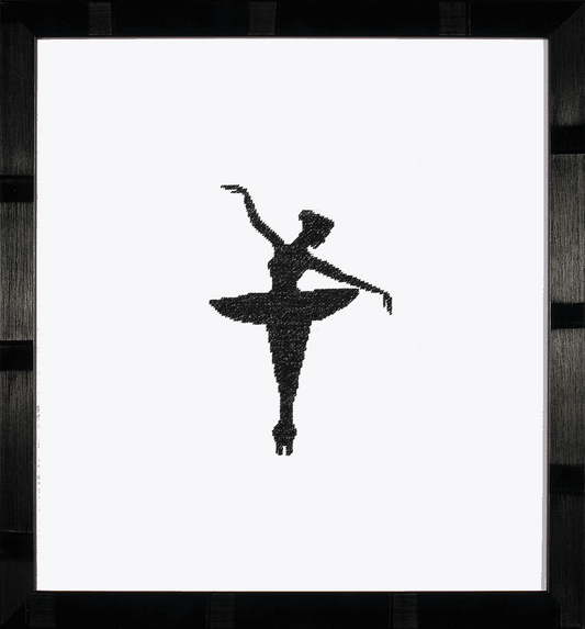 Ballet Silhouette 1 - Lanarte Cross Stitch Kit PN-0008131