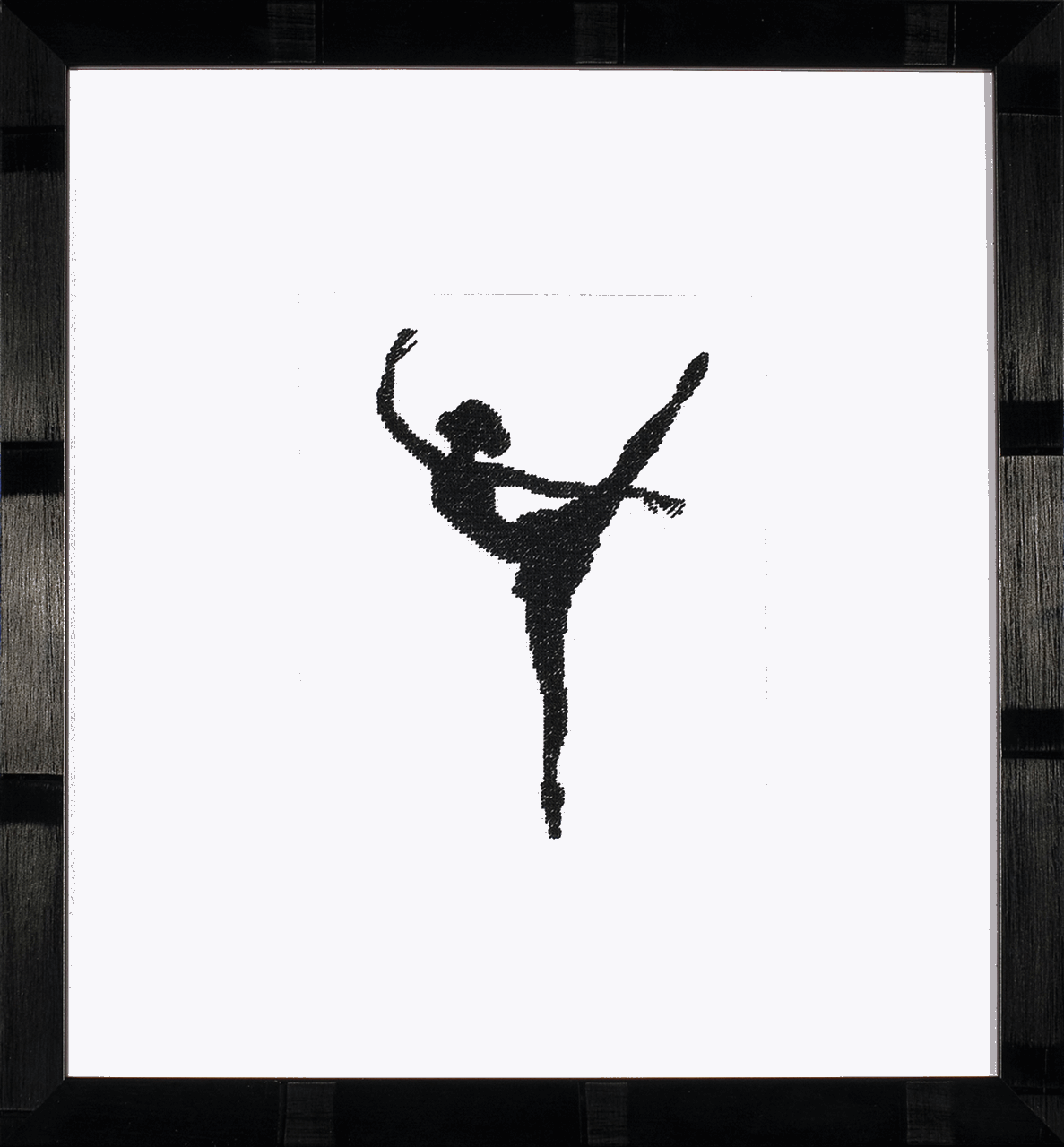Ballet Silhouette 2 - Lanarte Cross Stitch Kit PN-0008132