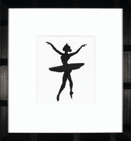 Ballet Silhouette 3 - Lanarte Cross Stitch Kit PN-0008133