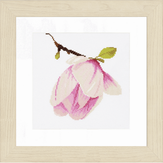 Magnolia Bud (Evenweave) - Lanarte Cross Stitch Kit PN-0008161