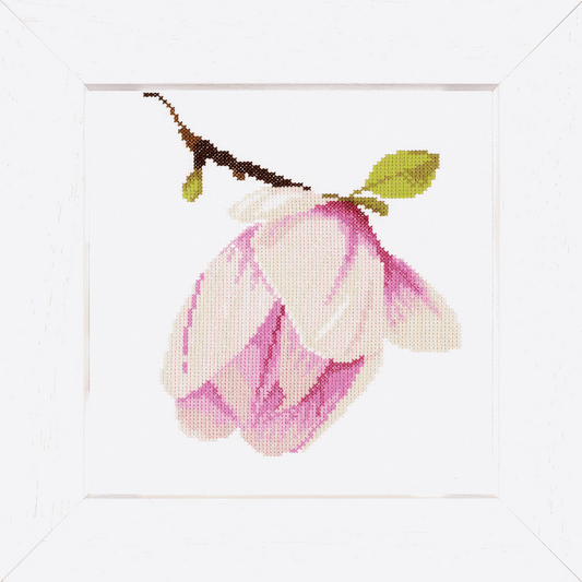 Magnolia Bud (Aida) - Lanarte Cross Stitch Kit PN-0008303