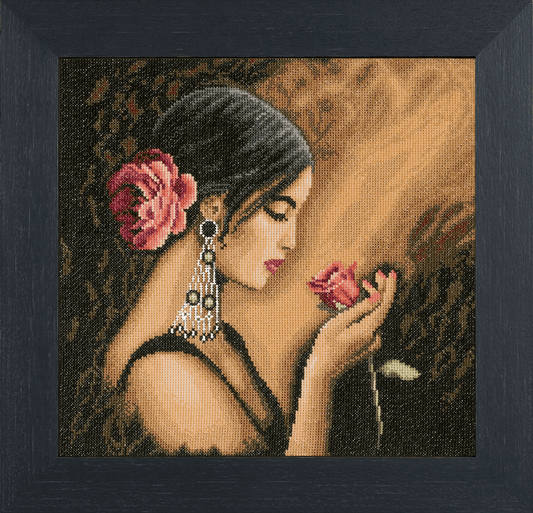 Spanish Beauty (Aida) - Lanarte Cross Stitch Kit PN-0008339