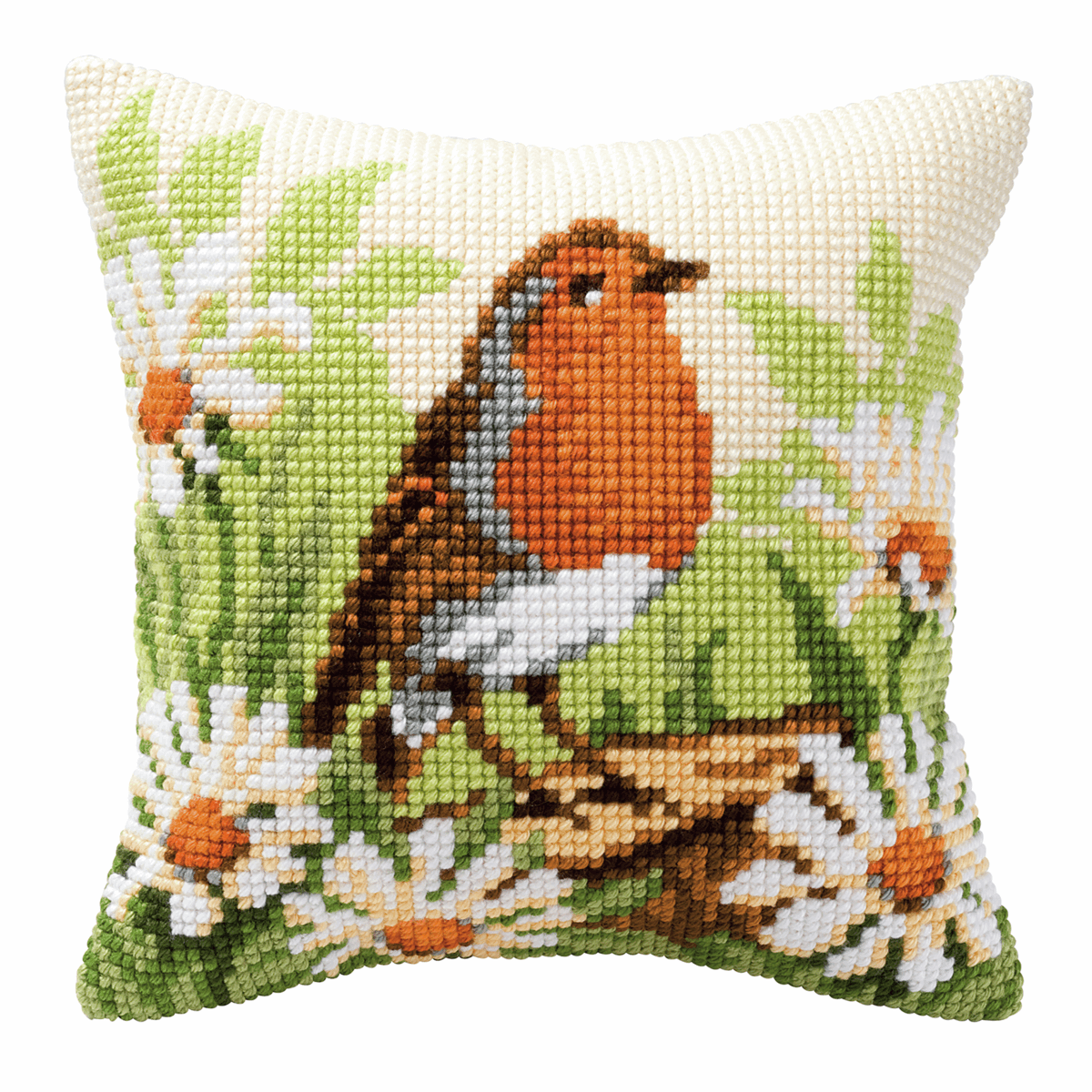 Robin Cushion - Vervaco Cross Stitch Kit PN-0008480