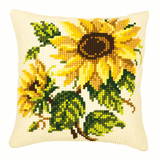 Sunflowers Cushion - Vervaco Cross Stitch Kit PN-0008532