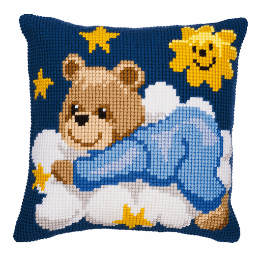 Blue Teddy - Vervaco Cross Stitch Kit PN-0008573