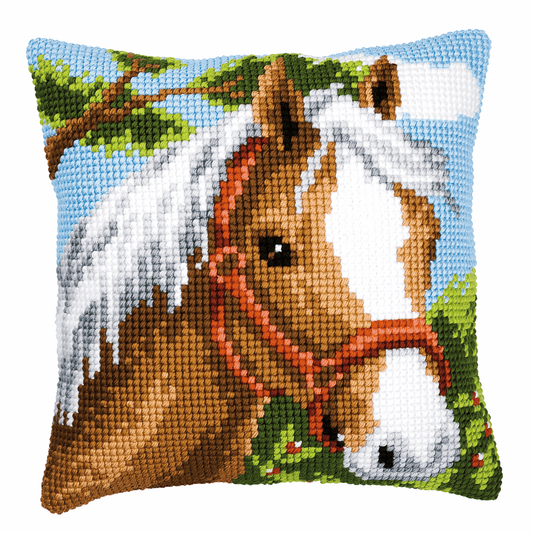 Pony - Vervaco Cushion Cross Stitch Kit PN-0008624