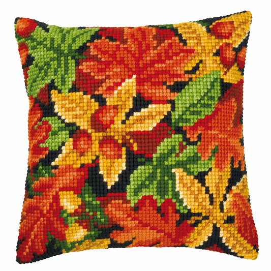 Autumn Leaves - Vervaco Cushion Cross Stitch Kit PN-0008640