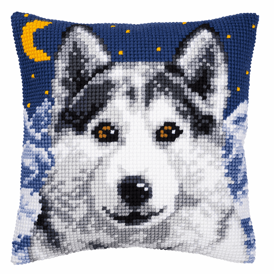 Wolf - Vervaco Cushion Cross Stitch Kit PN-0008677