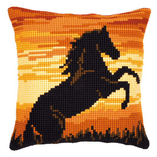 Sunset Stallion - Vervaco Cushion Cross Stitch Kit PN-0008758