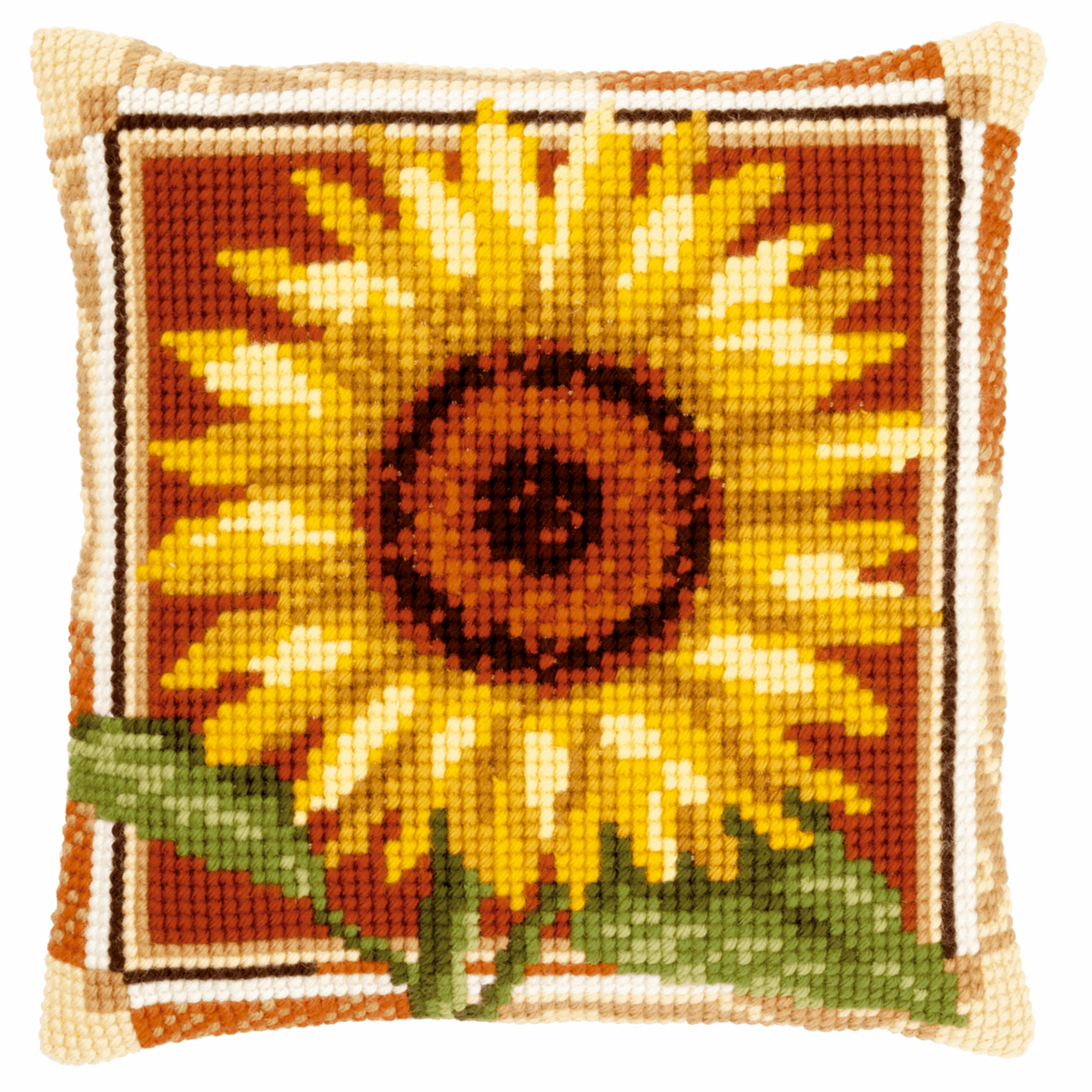 Sunflower - Vervaco Cushion Cross Stitch Kit PN-0021767