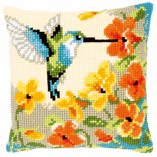 Hummingbird - Vervaco Cushion Cross Stitch Kit PN-0144080