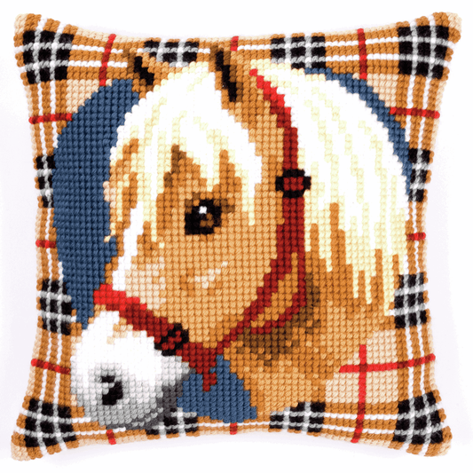 Pony - Vervaco Cushion Cross Stitch Kit PN-0144836 -|