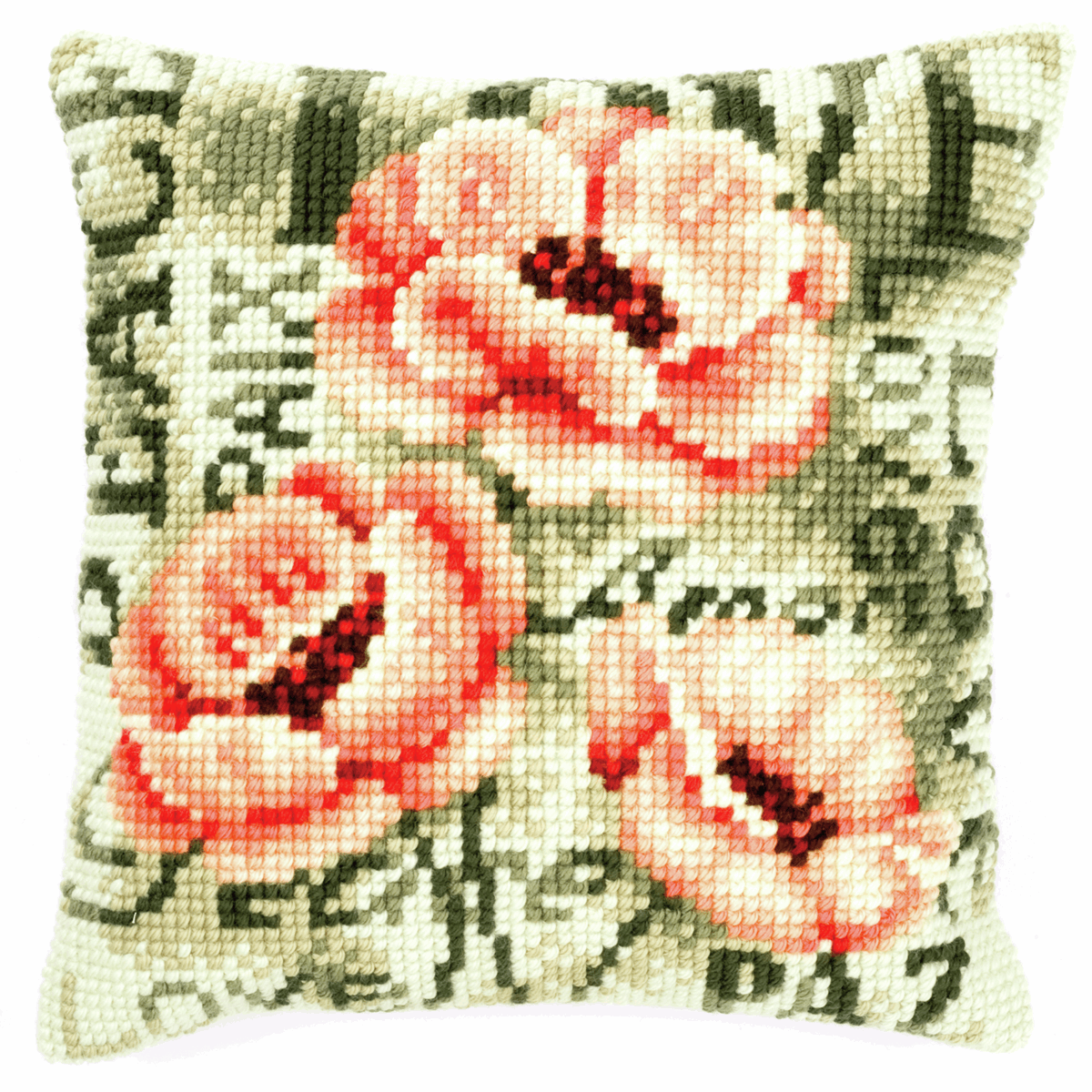 Poppy - Vervaco Cushion Cross Stitch Kit PN-0144839