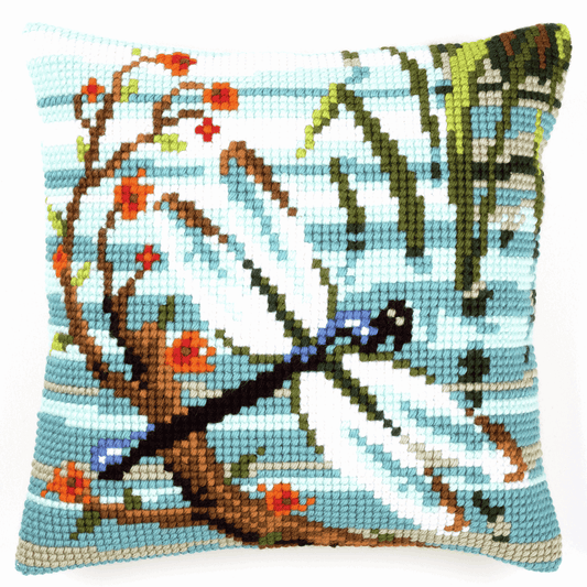 Dragonfly - Vervaco Cushion Cross Stitch Kit PN-0145249