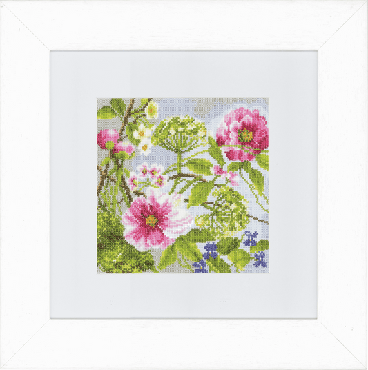 Peonies (Evenweave) - Lanarte Cross Stitch Kit PN-0146359