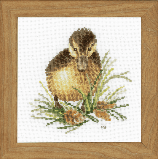 Duckling One (Aida,W) - Lanarte Cross Stitch Kit PN-0146975