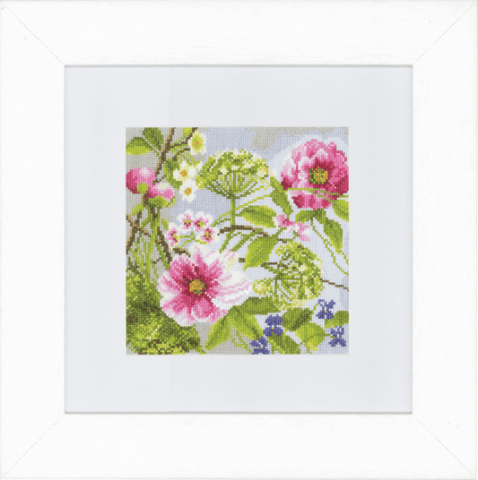 Peonies (Aida) - Lanarte Cross Stitch Kit PN-0147479