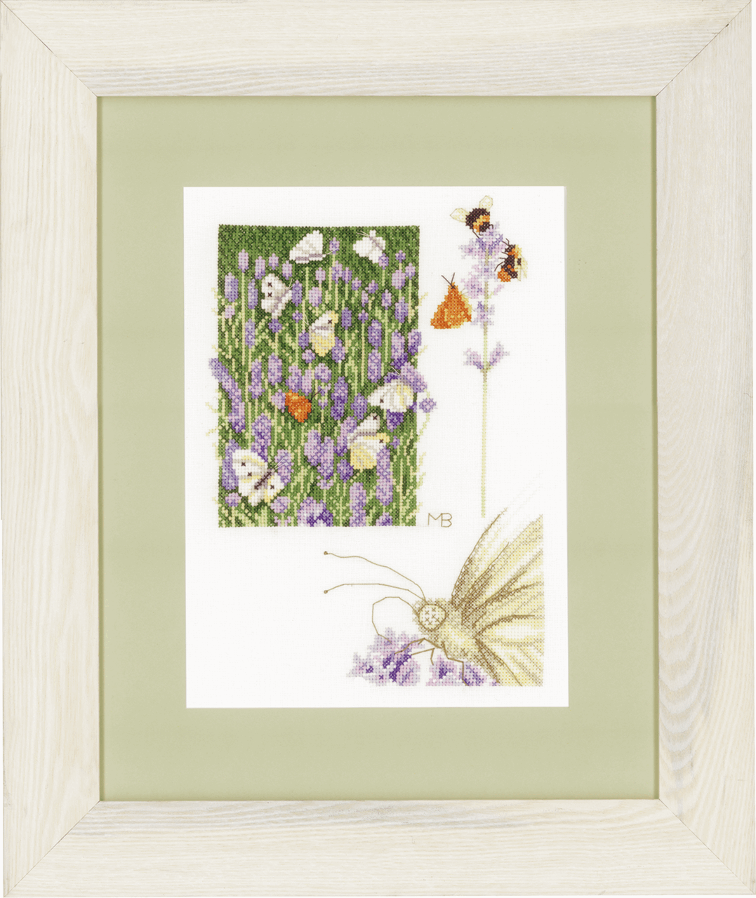 Lavender Field (Aida) - Lanarte Cross Stitch Kit PN-0147505