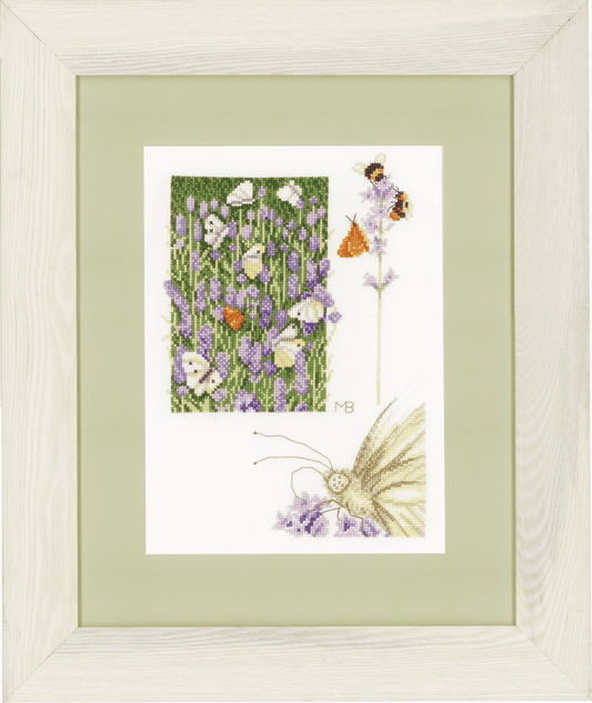 Lavender Field (Aida) - Lanarte Cross Stitch Kit PN-0147505