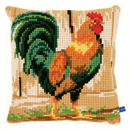 Rooster - Vervaco Cushion Cross Stitch Kit PN-0148108