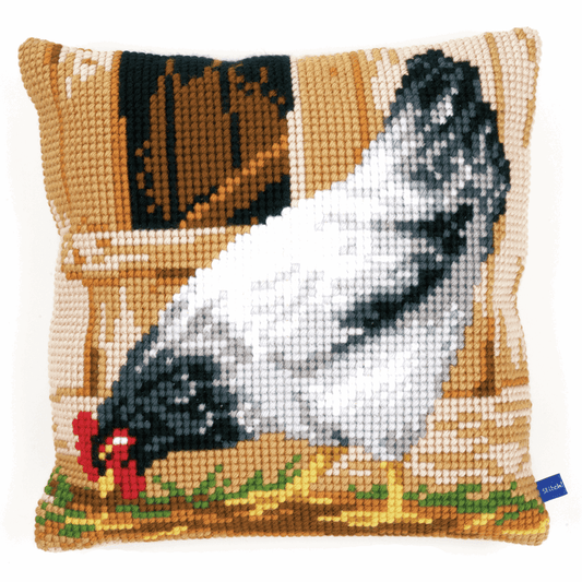 Grey Hen - Vervaco Cushion Cross Stitch Kit PN-0148109