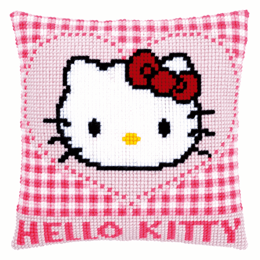 Hello Kitty: In a Heart - Vervaco Cushion Cross Stitch Kit PN-0148211