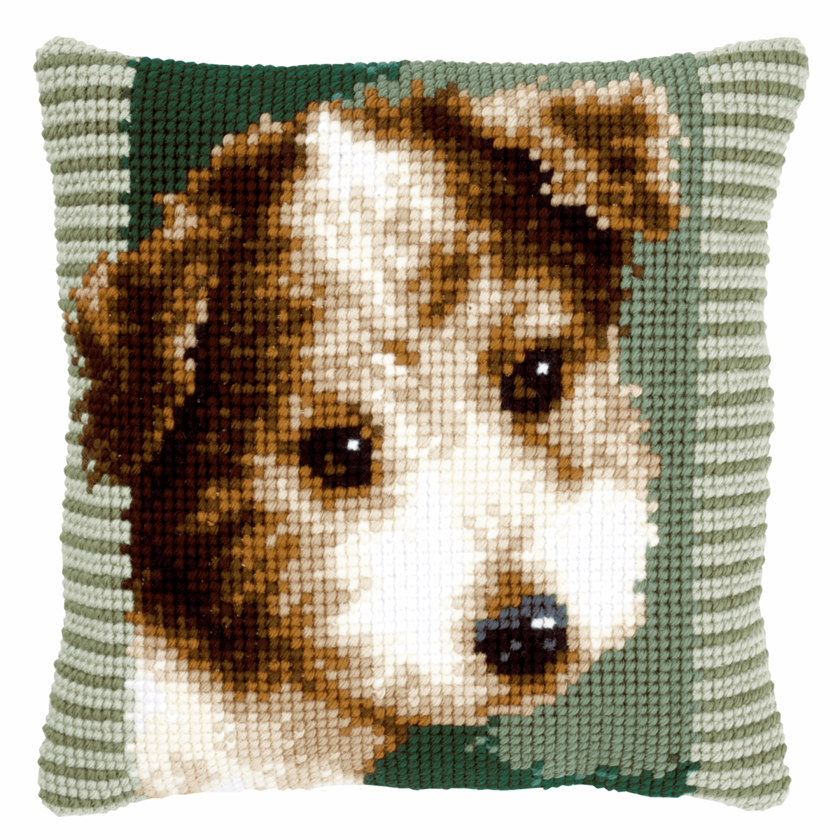 Terrier Puppy - Vervaco Cushion Cross Stitch Kit PN-01484511 -|