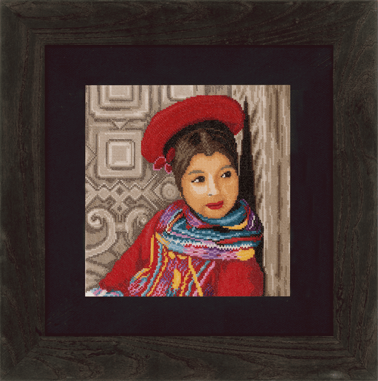 Peruvian Girl (Evenweave) - Lanarte Cross Stitch Kit PN-0148513 -|