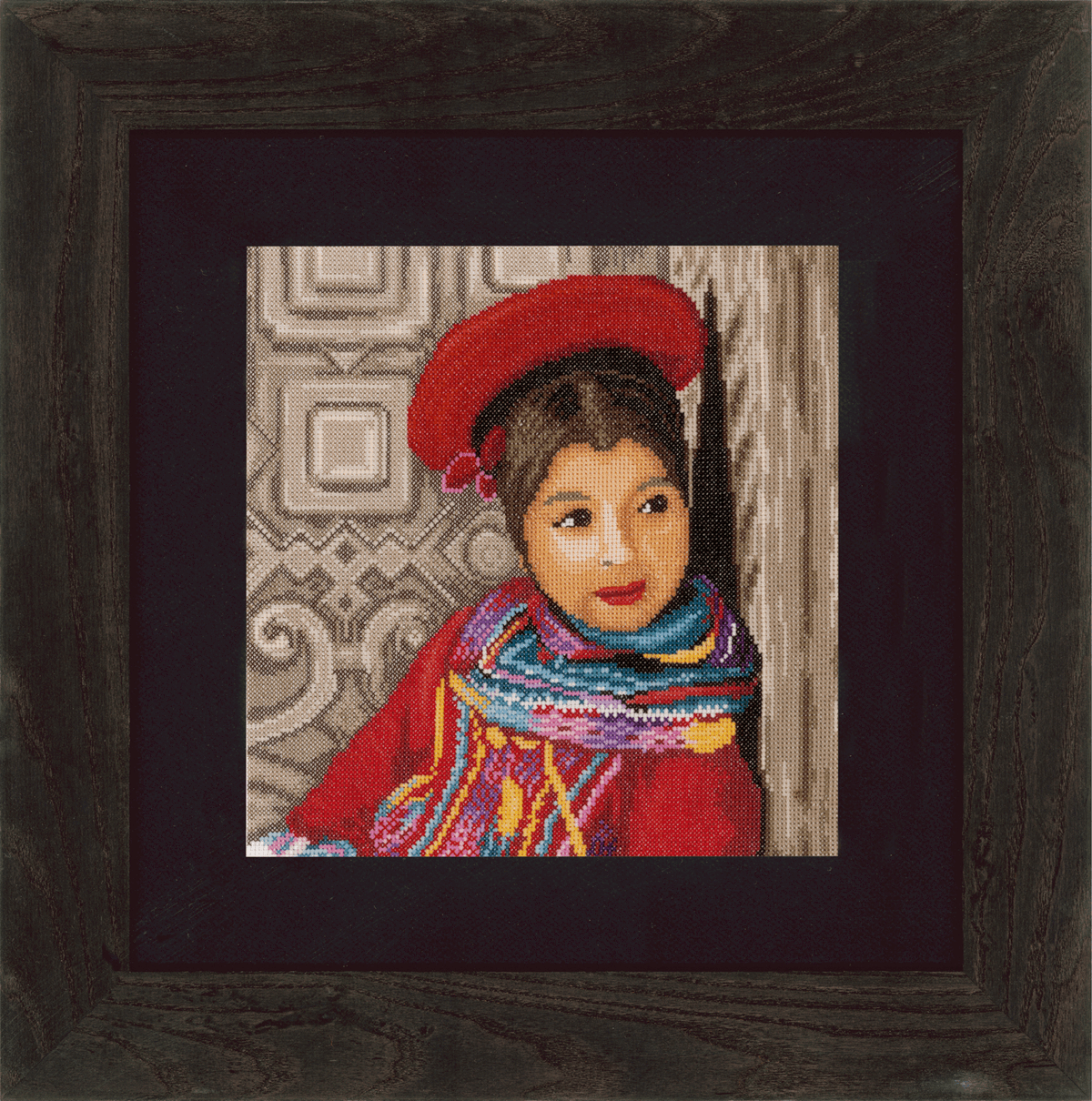 Peruvian Girl (Aida) - Lanarte Cross Stitch Kit PN-0149286