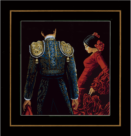 Dancing In Passion (Aida) - Lanarte Cross Stitch Kit PN-0150003