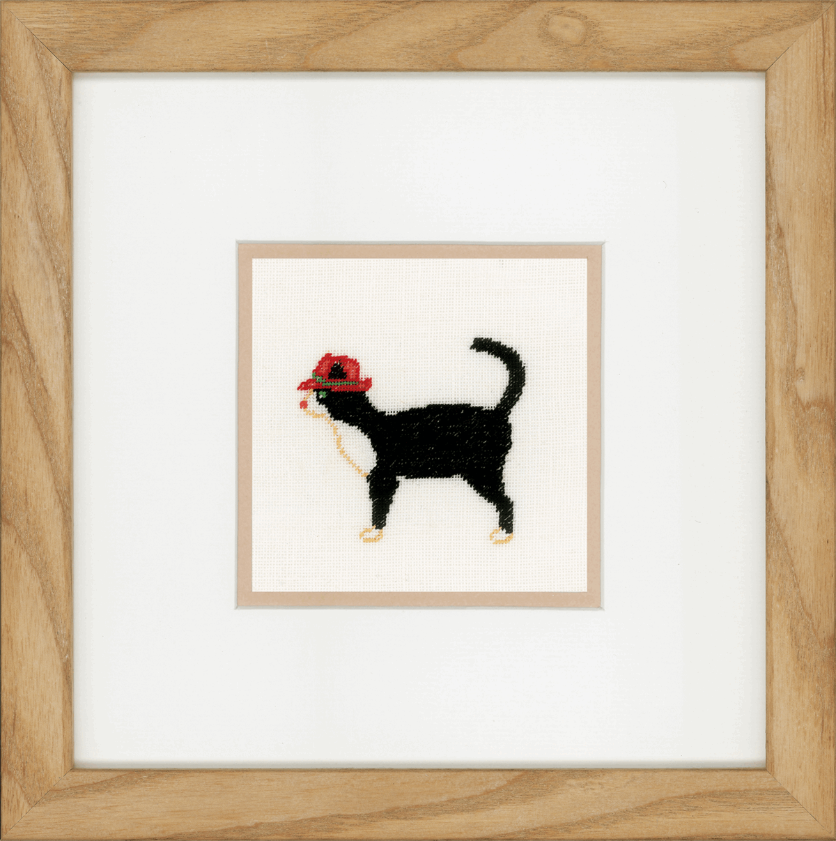 Jazz Cats II (Linen) - Lanarte Cross Stitch Kit PN-0150008