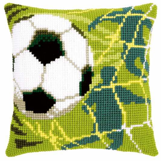 Football - Vervaco Cushion Cross Stitch Kit PN-0150043