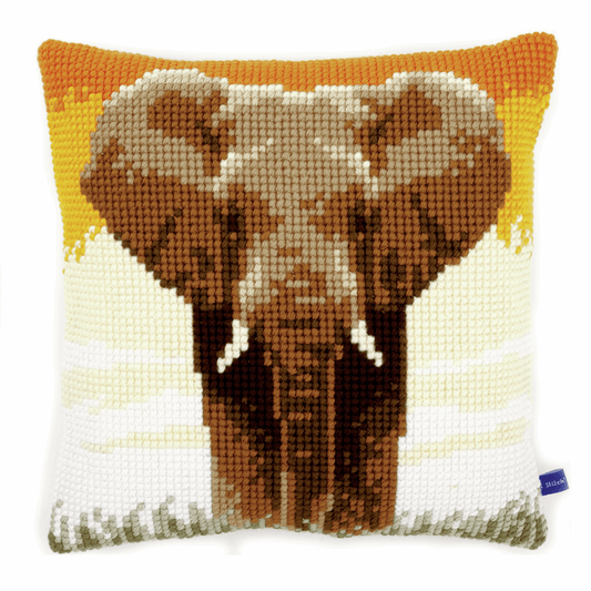 Elephant - Vervaco Cushion Cross Stitch Kit PN-0150146